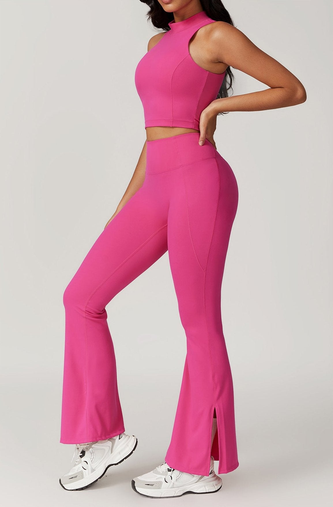 Leggings Flare Roma - Rosa