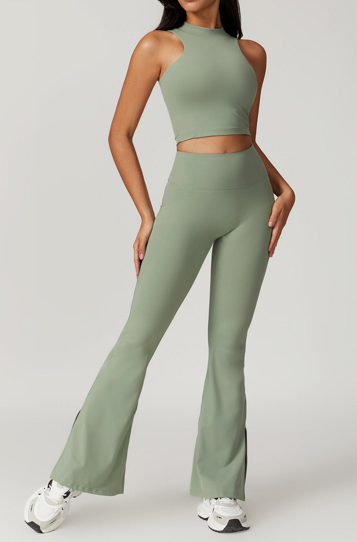 Leggings Flare Roma - Verde