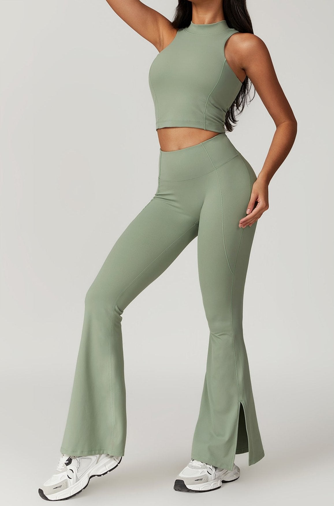 Leggings Flare Roma - Verde