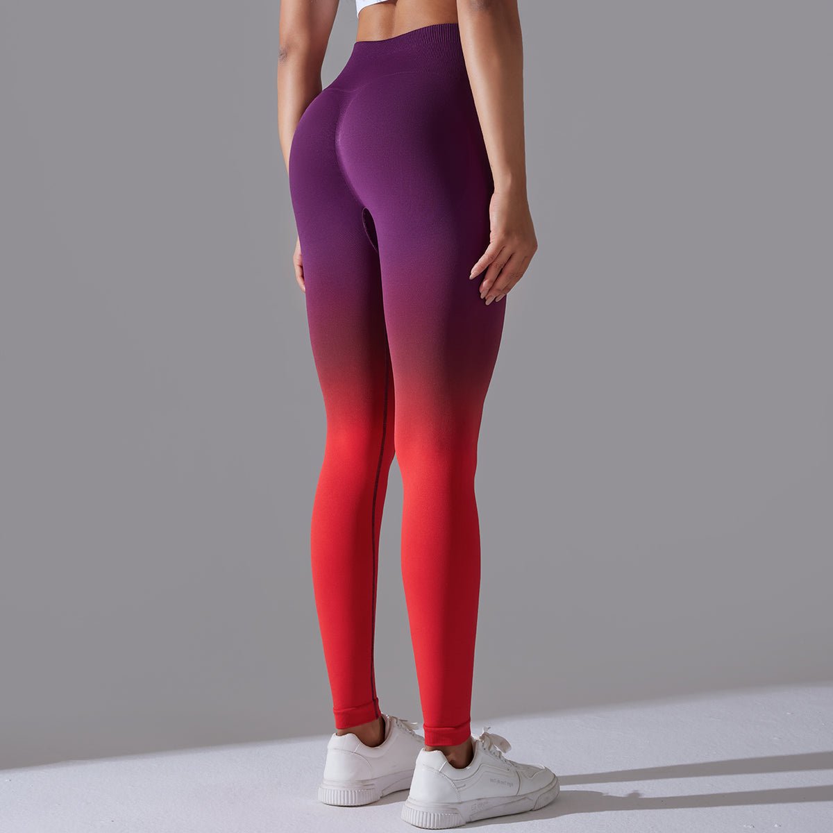 Leggings Tarix - Morado y Rojo