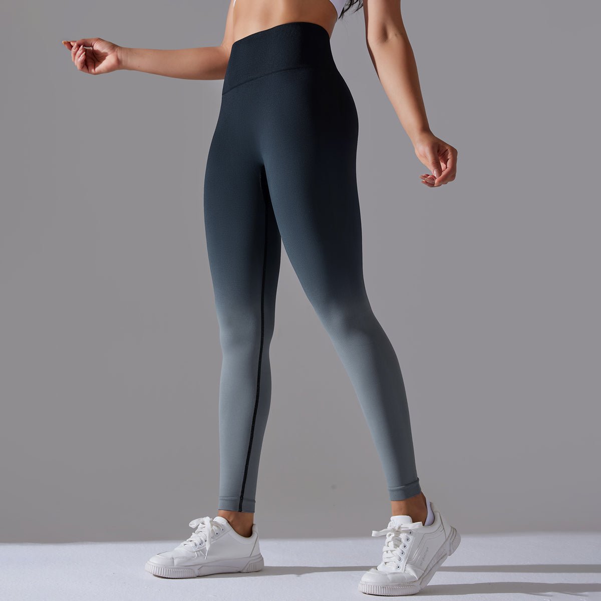 Leggings Tarix - Negro y Gris