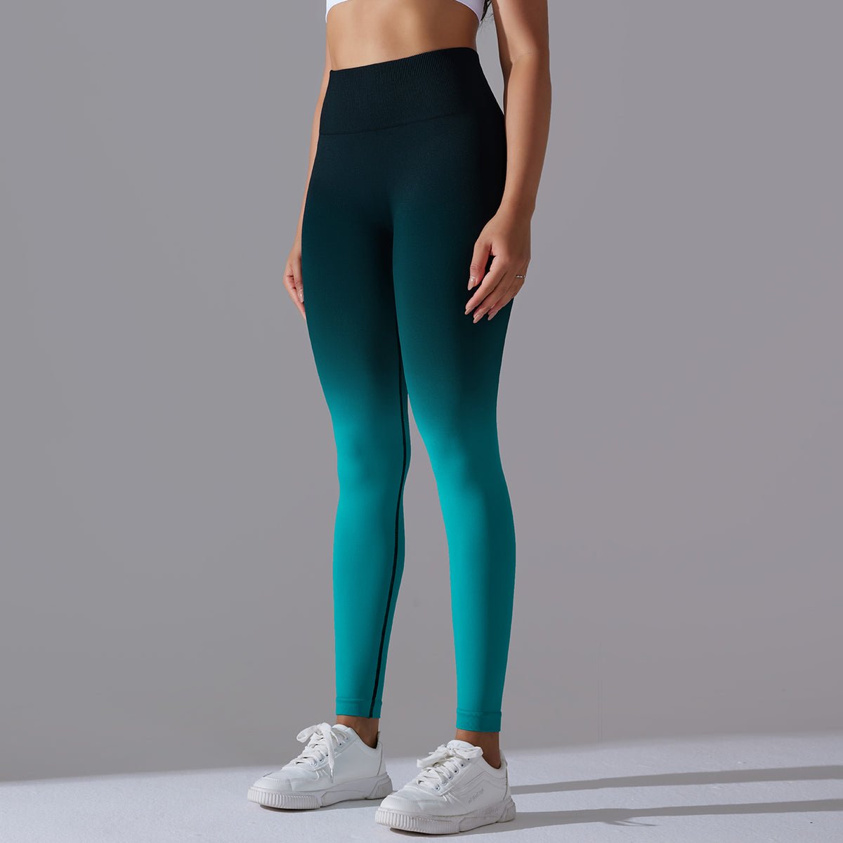 Leggings Tarix - Negro y Verde